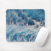 Ocean Blue Waves Muismat (Met muis)