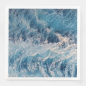 Ocean Blue Waves Servet (Voorkant)