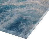 Ocean Blue Waves Snijplank (Hoek)