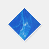 Ocean Blue Waves Summer Time Servet (Hoek)