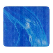 Ocean Blue Waves Summer Time Snijplank (Voorkant)