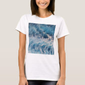 Ocean Blue Waves T-shirt (Voorkant)