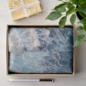 Ocean Blue Waves Tissuepapier (Geschenk)