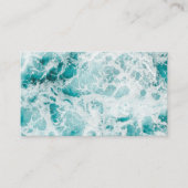 Ocean Blue Waves-Visitekaartje Visitekaartje (Voorkant)