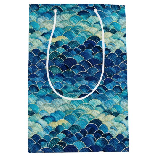 Ocean Blue Zeemeermin Medium Cadeauzakje (Voorkant)