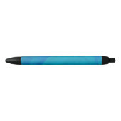 Ocean Blue Zwarte Inkt Pen (Voorkant)