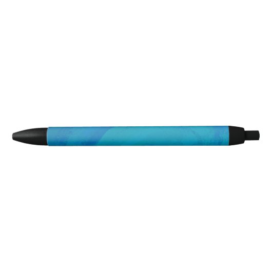 Ocean Blue Zwarte Inkt Pen (Voorkant)
