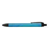 Ocean Blue Zwarte Inkt Pen (Bovenkant)
