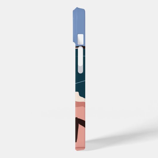 Ocean Blues Case-Mate iPhone Case (Achterkant / Links)