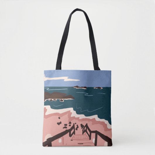 Ocean Blues Tote Bag (Voorkant)