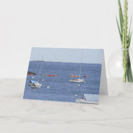 Ocean boats Card Kaart