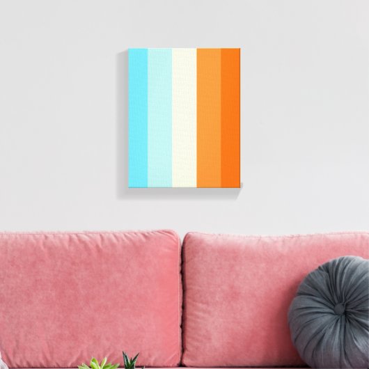 Ocean Breathe Canvas (Insitu (Woonkamer))