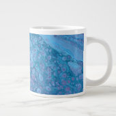 Ocean Breeze 3 Soft Blue Purple Abstract Drink Cup Grote Koffiekop (Rechts)