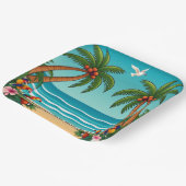 "Ocean Breeze Bliss" Papieren Bordje (Gebogen)