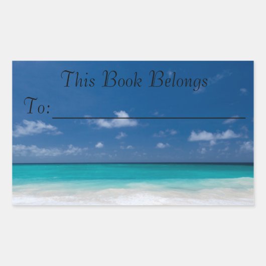 Ocean Breeze Book Label (Voorkant)
