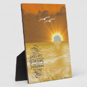 Ocean Breeze en Serentity Prayer Fotoplaat (Zijkant)