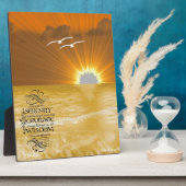 Ocean Breeze en Serentity Prayer Fotoplaat (Zijkant)