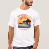 Ocean Breeze en zonsondergang Californië T-shirt (Voorkant)