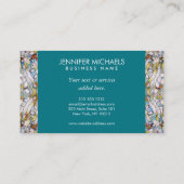 Ocean Breeze Glas in lood Haarstylist Visitekaartje (Achterkant)