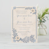 Ocean Breeze Invitation Kaart (Staand voorkant)