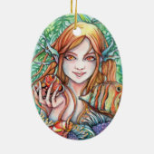 Ocean Breeze Keramisch Ornament (Achterkant)