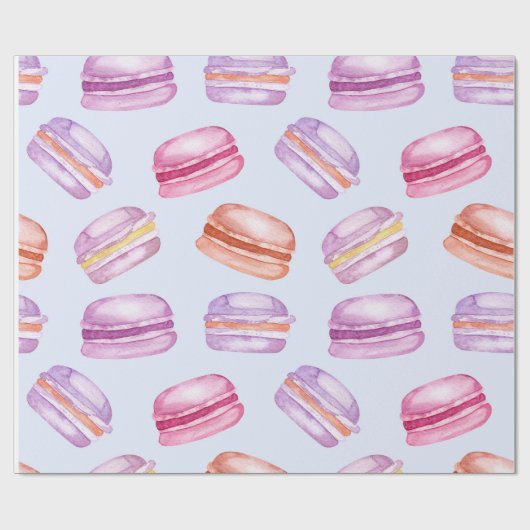 Ocean Breeze Macarons Cadeaupapier (Vlak)