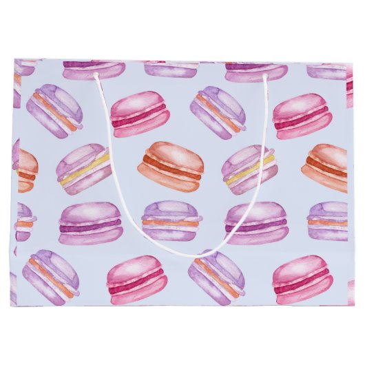 Ocean Breeze Macarons Groot Cadeauzakje (Achterkant)