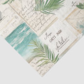 Ocean Breeze-patroon Tissuepapier (Detail)