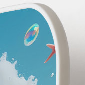 Ocean Breeze Pickleball – Schattige Surf & Zeesche Pickleball Paddle (Links Detail)