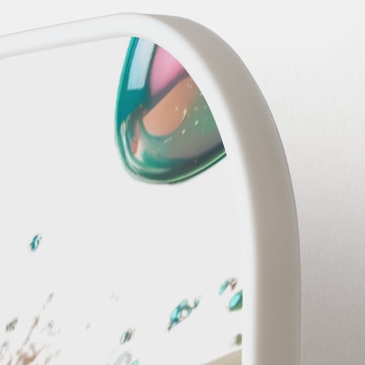 Ocean Breeze Pickleball – Schattige Surf & Zeesche Pickleball Paddle (Links Detail)