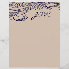 Ocean Breeze | Rustieke strand DIY-enveloppen voer Flyer