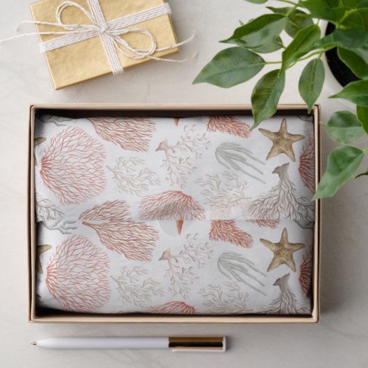 Ocean Breeze-serie ontwerp 3 Tissuepapier (Geschenk)