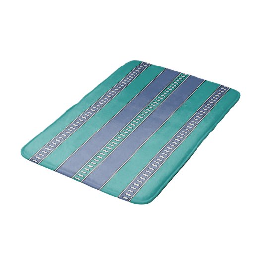 Ocean Breeze Stripes Badmat (Gekanteld)