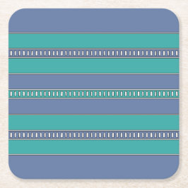 Ocean Breeze Stripes Kartonnen Onderzetters