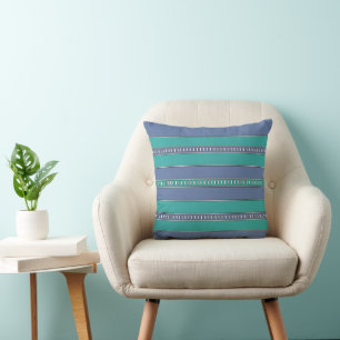 Ocean Breeze Stripes Kussen