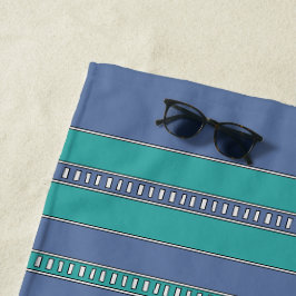 Ocean Breeze Stripes Strandlaken