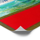 Ocean Breeze Sweet Peas Label Poster (Hoek)