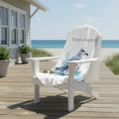 Ocean Breeze: Waterverf Zeemeeuw Fleece Deken