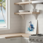 Ocean Breeze: Waterverf Zeemeeuw Snijplank