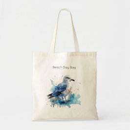 Ocean Breeze: Waterverf Zeemeeuw Tote Bag