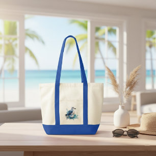 Ocean Breeze: Waterverf Zeemeeuw Tote Bag