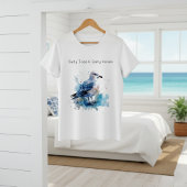 Ocean Breeze: Waterverf Zeemeeuw Tri-Blend Shirt
