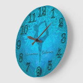 Ocean Breeze Yoga Yin Yang Tree Grote Klok (Hoek)