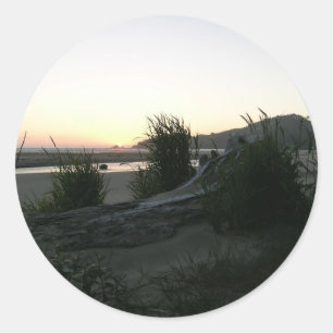 Ocean Breezes Ronde Sticker