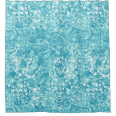 Ocean Bubbles and Currents, Blue Shower Curtain Douchegordijn (Voorkant)