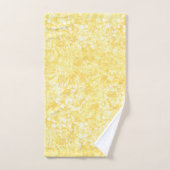 Ocean Bubbles & Current Yellow Towel Set Bad Handdoek (Handdoek)