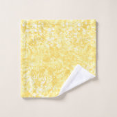 Ocean Bubbles & Current Yellow Towel Set Bad Handdoek (Wasdoekje)