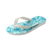 Ocean Bubbles & Currents Kinder Paar of Teenslippe Kinder Teenslippers (Schuin)