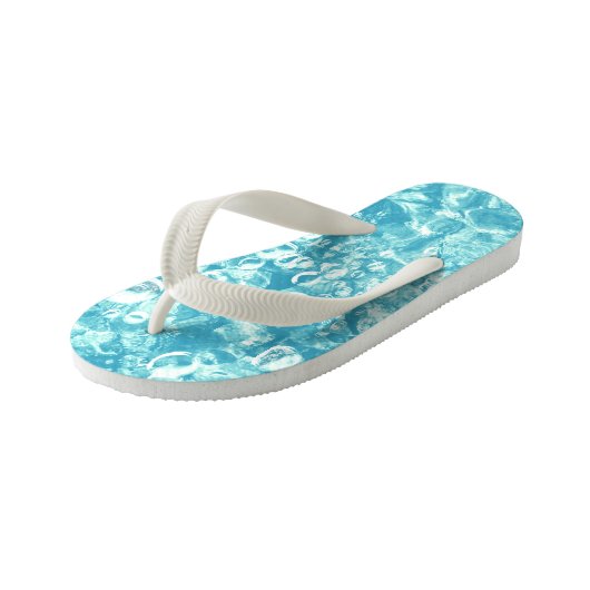 Ocean Bubbles & Currents Kinder Paar of Teenslippe Teenslippers (Schuin)