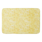 Ocean Bubbles & Currents Yellow Bath Mat (Voorkant)